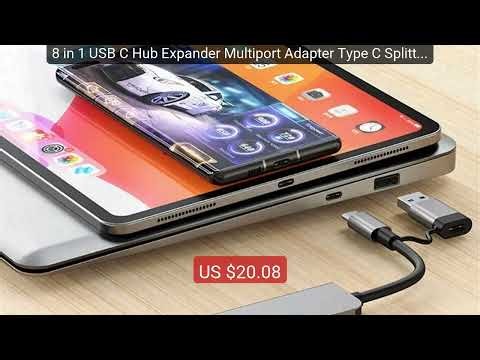 8 in 1 USB C Hub Expander Multiport Adapter Type C Splitter D... — Amazing Value 2026 | Must Have!