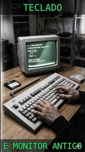 O setup que todo mundo queria nos anos 90 🖥️✨#shortvideo #feedshorts #nostalgia #oldpc