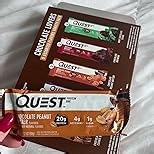 Quest Nutrition Chocolate Lovers Variety Pack, High Protein, Low Carb, Gluten Free, Keto Friendly, 12 Count