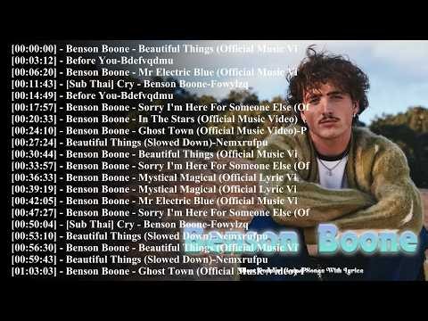 Benson Boone Playlist 2025 – Best Songs, Greatest Hits and Popular Music