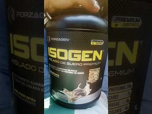 Probando la proteina ISOGEN de La marca FORZAGEN #ISOGEN #FORZAGEN #CapCut