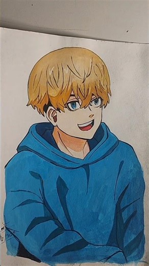 chifuyu ka drawing from Tokyo revengers #youtubeshorts