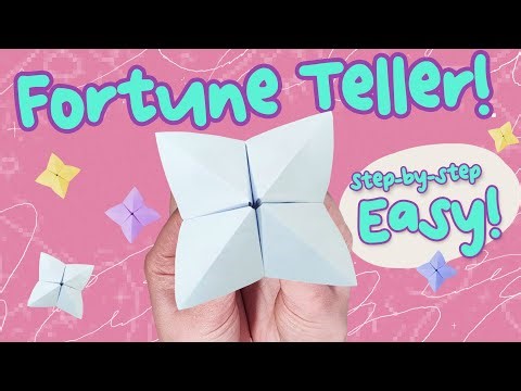 How to Make This FORTUNE TELLER - Fast and Easy Origami!