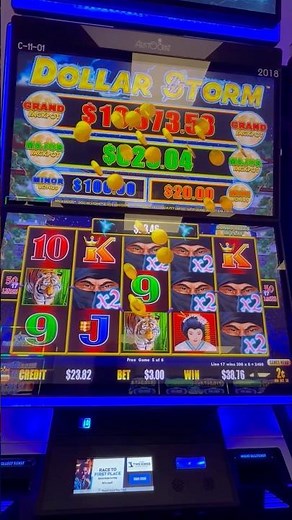 One Spin Saved Me On Dollar Storm FREE GAMES!! #slots #casino #gambling