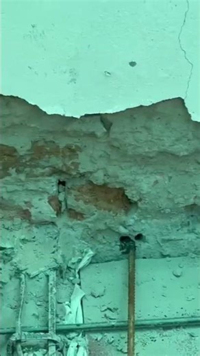 Re-bar work in existing slab to new slab bonding #concreteslab #structuralconcrete #reinforced