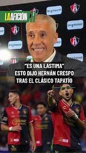 Atlas head coach was very honest after the draw in the Clásico Tapatío against Chivas!