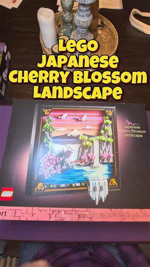 Stunning Lego Japanese Cherry Blossom Landscape