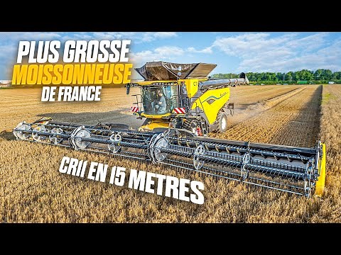3 DAYS WITH THE BIGGEST HARVESTER IN FRANCE 😲 - Harvest 2024 with the new CR11 🤩