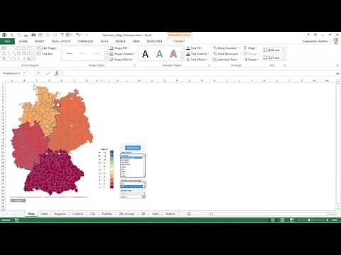 Excel Karte Deutschland (Folge 1) – wie erstellt man eine geographische Aufteilung