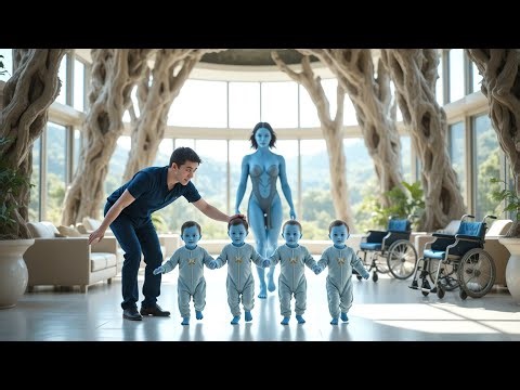 The Alien Queen Spied on Her Frozen Triplets—But the Human Janitor’s Secret Action Shocked Everyone