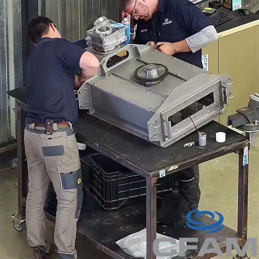 CFAM - Assembling the Tubular Disc Conveyor Drive Section