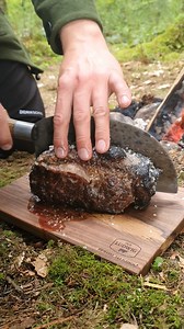 Perfectly Seasoned! 😳 #shorts #firekitchen #cooking #outdoor #steak | Fire Kitchen