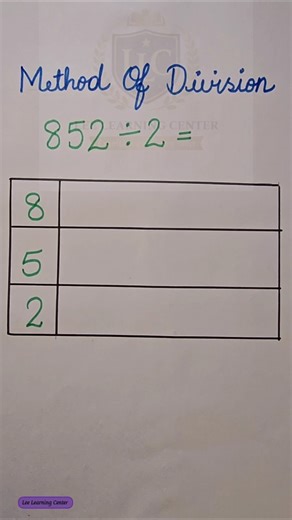 Method of Division #shorts
