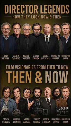 How the World's Greatest Directors Evolved Through Time 🎬🔥 #doepicnow #shorts #thenandnow #aivideo