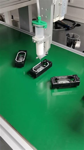 Advanced CCD-Based Adhesive Dispensing System #machine #dispensingmachine #visionsystem