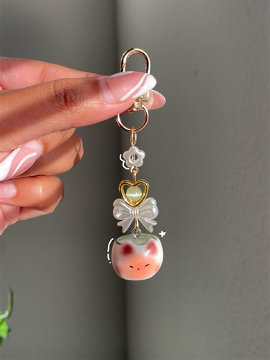 MATCHA CAT Keychains & Phone Charms! - Etsy