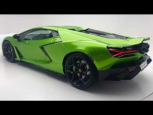 Green Lamborghini Revuelto - in depth Walkaround 4K