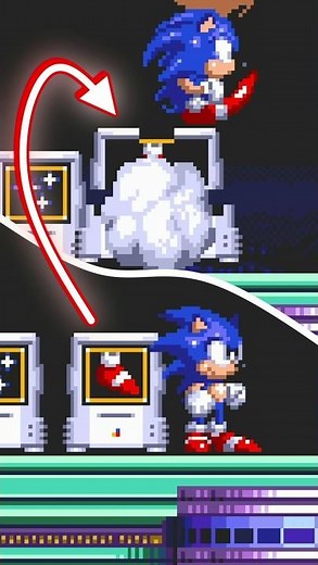 Why Do Monitors Explode Like THIS Now?! 😲 Sonic 3 A.I.R. Mods Shorts #sonicshorts