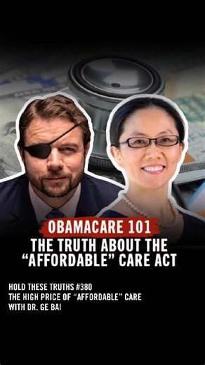 Dan Crenshaw on Instagram: "You’ve probably heard a lot about this — the Premium Tax Credit, or Obamacare subsidies. It’s about time that we cut through the noise and told the truth about why the Affordable Care Act failed, and what we can do to fix it. Dr. Ge Bai breaks it down for us on my latest Hold These Truths podcast. Lot more clips coming where she succinctly explains the mechanics of the ACA and how it has affected your wallet and patient care since it was implemented. Listen to our con