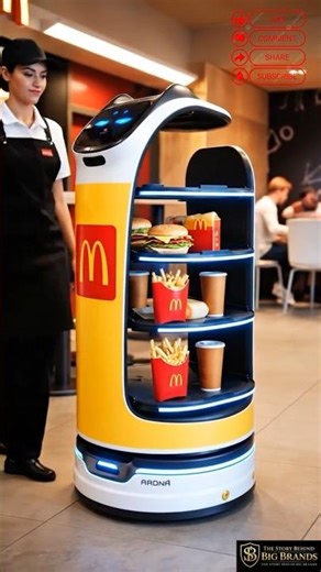 Robot Waiter at McDonald’s in USA. Future Is Here!
