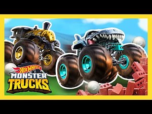 BIGGEST CRASHES AND SMASHES | Monster Trucks | @HotWheels