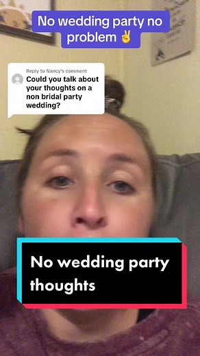 Replying to @Nancy Wedding parties, although traditional, are not a necessity! If choosing to do no designsted wedding party- there are lots of perks. And you still have the love and support, just lots less drama. #weddingplanningtip #weddingplanningtips #weddingplanning #weddingplanner #weddingplanningadvice #weddingtiktok #weddingguidance #weddinghelp
