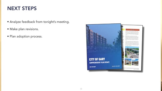 This is the comprehinsive Plan for... - Gary Common Council