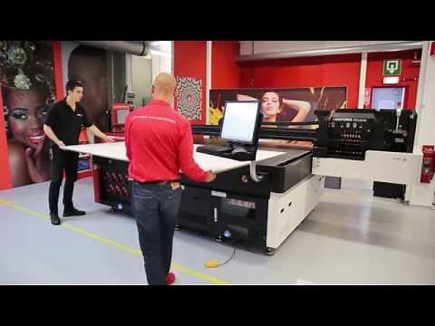 Anapurna M2540i FB - 6-color + white high-speed UV-inkjet flatbed printer.
