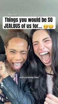 She gets to do this FOR THE FIRST TIME?! 🥹🤭 #besties #bestiesforever #jealousy #funny