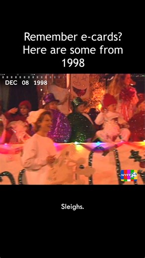 Back in 1998, people thought they’d solved the “late holiday card” problem with cutting-edge tech: e-cards. Watch the video to see the quirky animated reindeer and DIY CD-ROM designs people were sending back then. http://www.kcci.com/article/cards-sent-online-in-1998/69647074 | KCCI