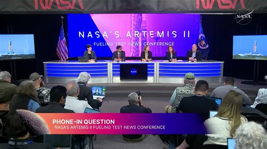 REPLAY: NASA Artemis II Fueling Test News Conference