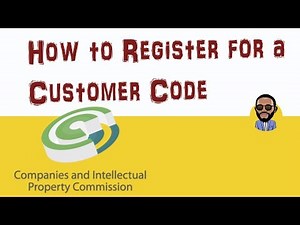 How to Register for Customer code
