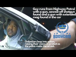 Dramatic Footage: Ohio State Highway Patrol Faces Armed Suspects in Akron,Ohio