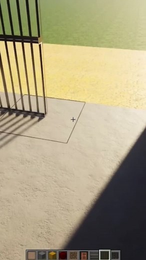 Iron bars realistic textures #minecraft #gaming