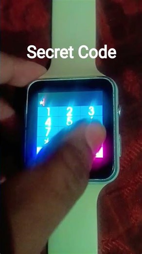 Secret Code🥰🥰😄 x6 Smartwatch #hit_video