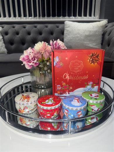 Scented Christmas Candle Gift Set - Etsy