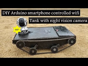 DIY | WiFi Tank | Arduino | 1080p Camera | Night vision