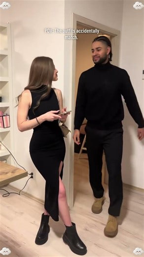 You "accidentally"match outfitsagain#couplecomedy#couplelife#trend#funny#cute