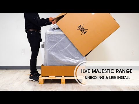 How to Unbox your ILVE Majestic II Range and Install the legs