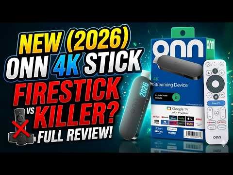 Firestick Killer? NEW Onn 4K Streaming Stick (2026) – Full Review!