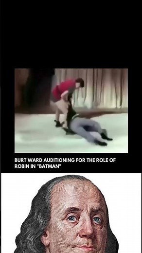 BURT WARD AUDITIONING FOR THE ROLE OF ROBIN IN "BATMAN". #batmanandrobin