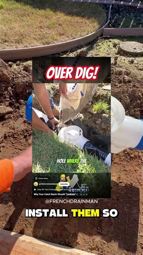 French Drain Man Approved: The 1-Minute Basin Hack! 🛠️