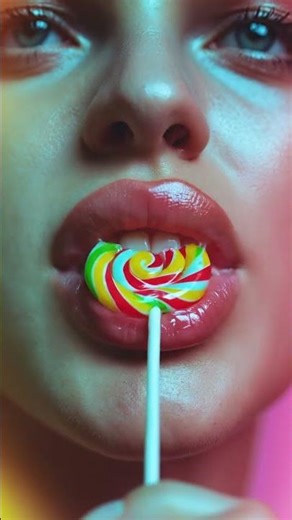 Colorful Lollipop Aesthetic 🍭 | Viral Candy Moment #viral #shorts #sweet