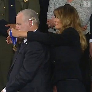 President Trump honored Rush Limbaugh with the Presidential Medal of Freedom during his State of the Union address: "Thank you for your decades of tireless devotion to our country." | WRTV