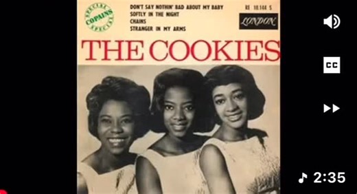 "Chains" is a R & B song written by Gerry Goffin and Carole King. It was a hit for the American girl group the Cookies in 1962, which inspired @thebeatles to record the song for their debut album in 1963. | Carole King