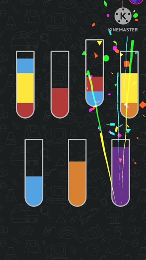 Water Sort Puzzle Level 5 Complete 🧠💧 | Easy Solution | Brain Game Challenge #shorts