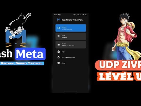 CARA JITU UDP ZIVPN BIAR INTERNET MAKIN LANCAR 🚀 | UNLIMITED | CLASH META FOR ANDROID