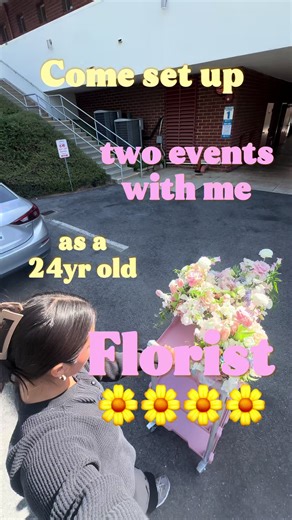 LA Florist Sets Up Two Events in One Day
