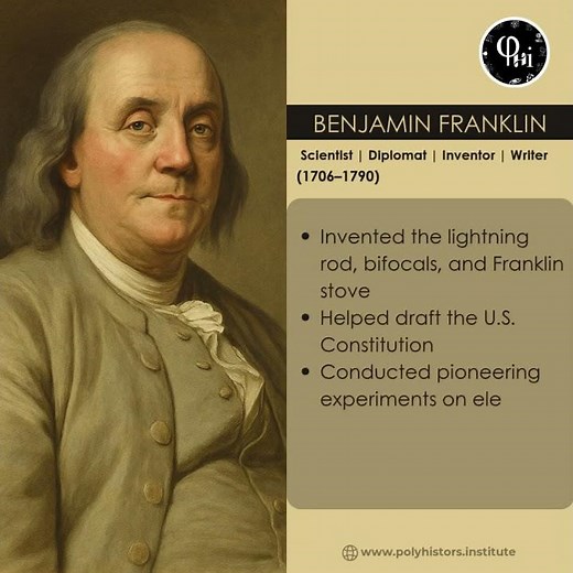 BENJAMIN FRANKLIN | The electric mind behind inventions & ideas.
