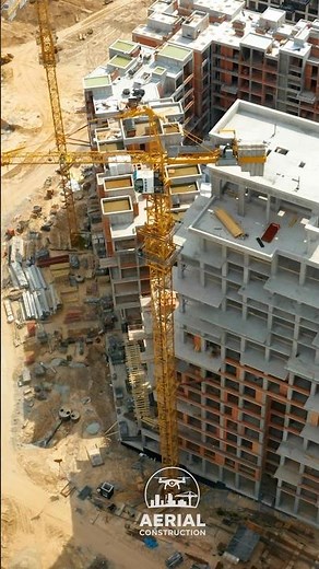 Massive Tower Cranes Building Skyscraper 🏗